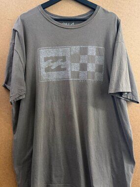 Billabong Checkered Wave Graphic Tee, Size XXL
